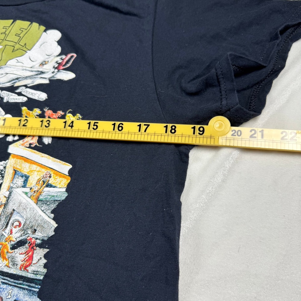 Green Day Dookie Album Cover Graphic T-Shirt Black Mens Medium Mad Engine 100% - Picture 5 of 5